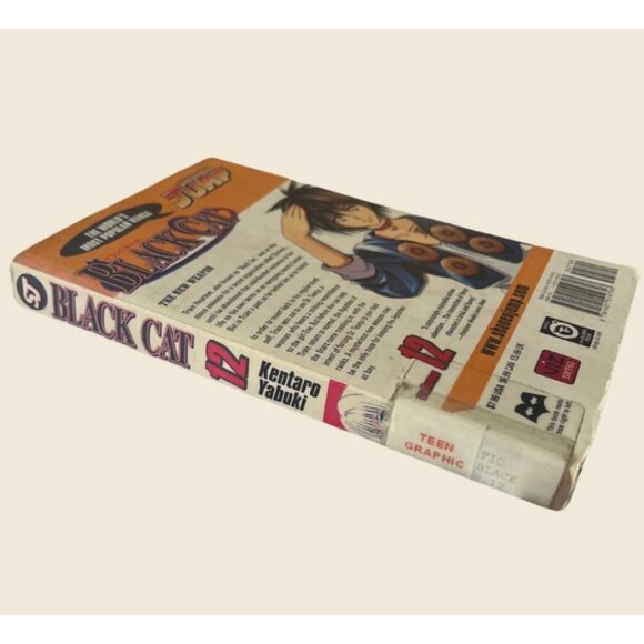 Black Cat Vol. 12 Shonen Jump Manga Ex-Library Copy - Picture 3 of 5